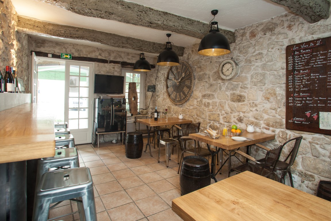 Stylish decorated commercial restaurant