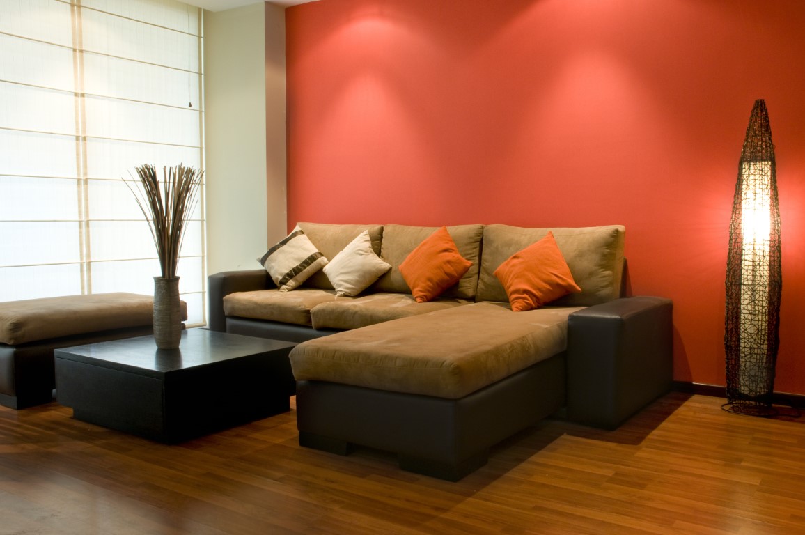 Contemporary decorated living space